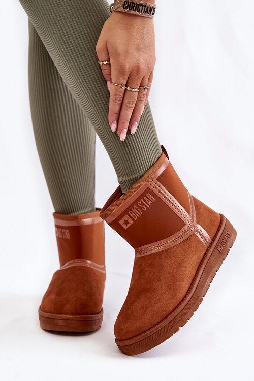 Жіночі зимові черевики Big Star KK274612 Коричневий