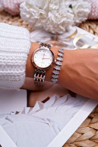 Жіночий срібний браслет-ланцюжок Gloria