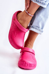 Жіночі світлі тапочки Big Star II275007 Фуксія
