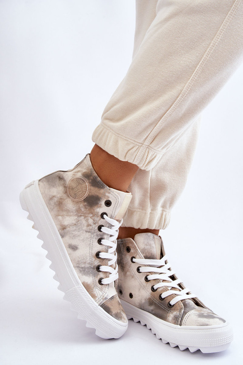 Жіночі кросівки High Big Star LL274047 Біло-зелені