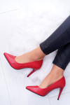 Туфлі Sergio Leone Matte Stiletto Red Feliciana