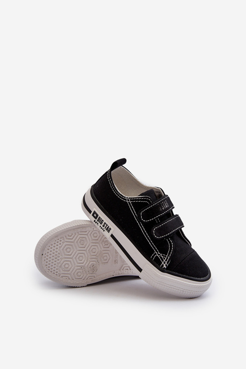 Дитячі кросівки на липучці Big Star LL374015 Чорні