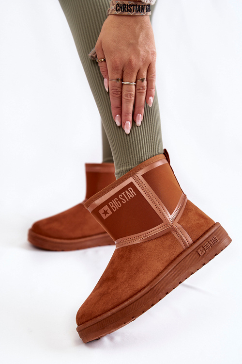 Жіночі зимові черевики Big Star KK274612 Коричневий
