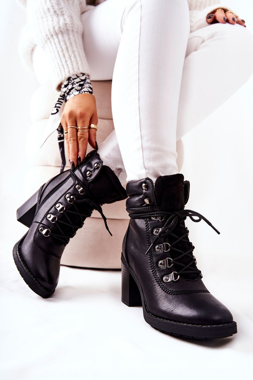 Черевики на шпильці з підігрівом Black Charmmis