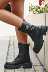 Теплі жіночі workery з оздобленням Чорна Melisse
