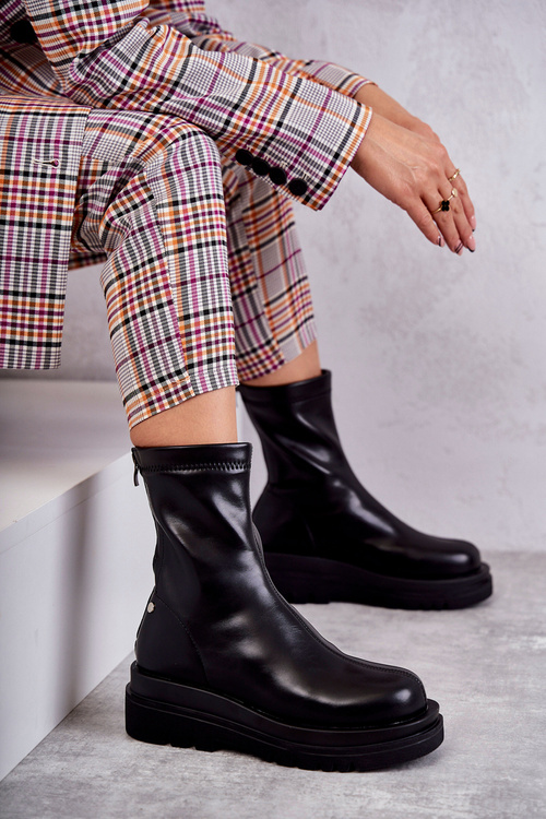 Черевики високі теплі GOE KK2N4054 Чорні