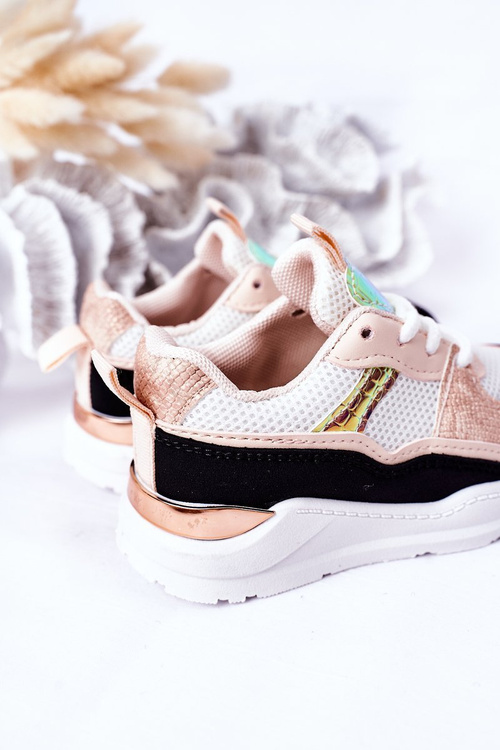 Дитяче спортивне взуття Кросівки чорно-рожеві Game Time