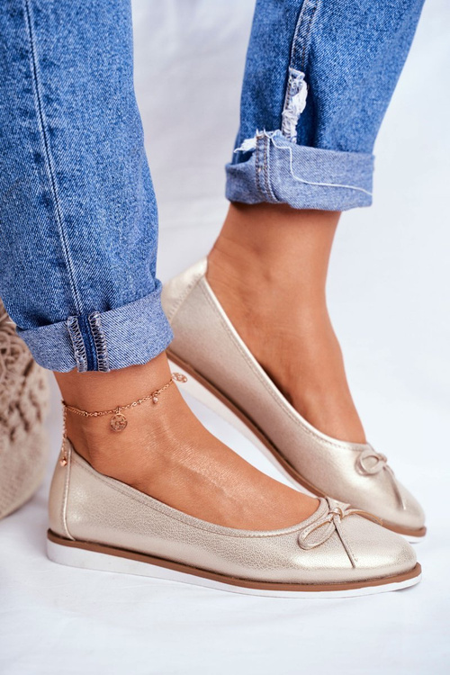 Жіночі балетки Sergio Leone Gold BL612