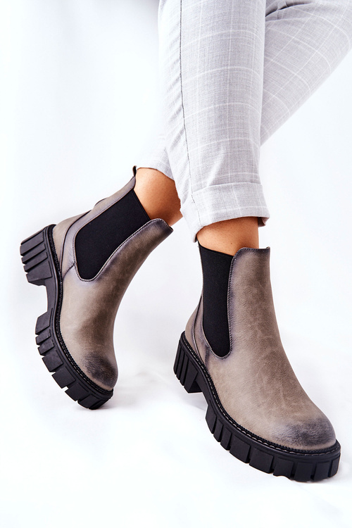 Черевики робочі Sergio Leone TR761 сірі