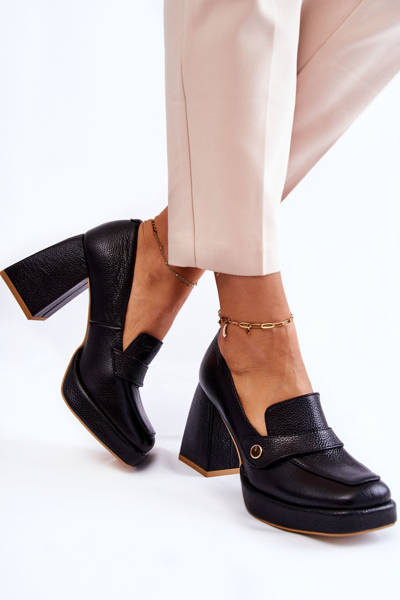 Шкіряні туфлі Lewski Shoes 3195/2 Чорні