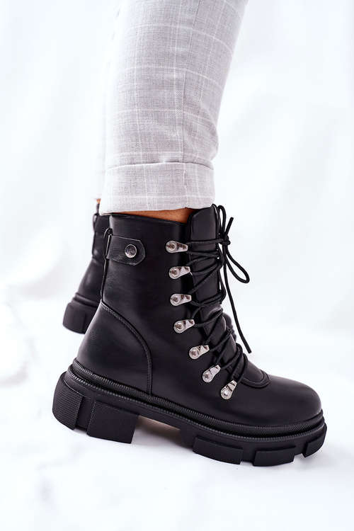 Жіночі утеплені черевики Black Perfect