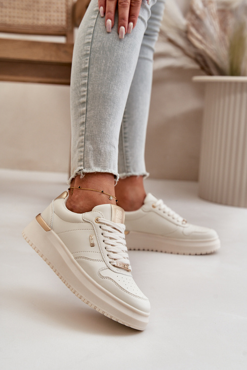 Жіночі кросівки на платформі Big Star OO274757 HI-POLY SYSTEM Білі