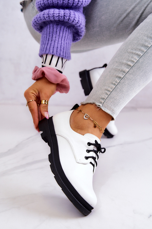 Жіночі класичні броги Oxford White Colton