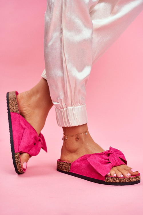 В'єтнамки з пробковою підкладкою кольору фуксії Wendy