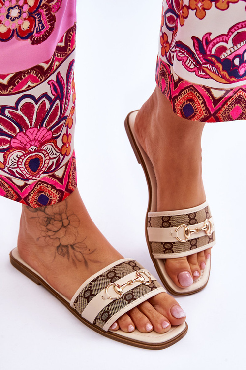 Класичні плоскі підбори бежеві Marlene