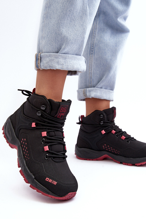 Чоловіче трекінгове взуття Trappers Memory Foam System Black Big Star MM274562