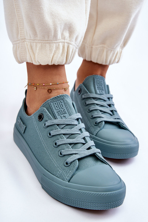 Жіночі класичні низькі кросівки Big Star LL274019 Green