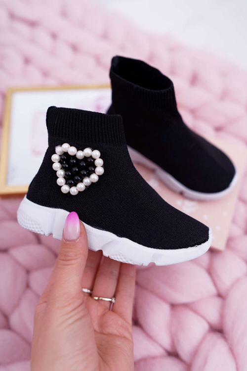 Дитяче спортивне взуття сліпони чорного кольору Sammy