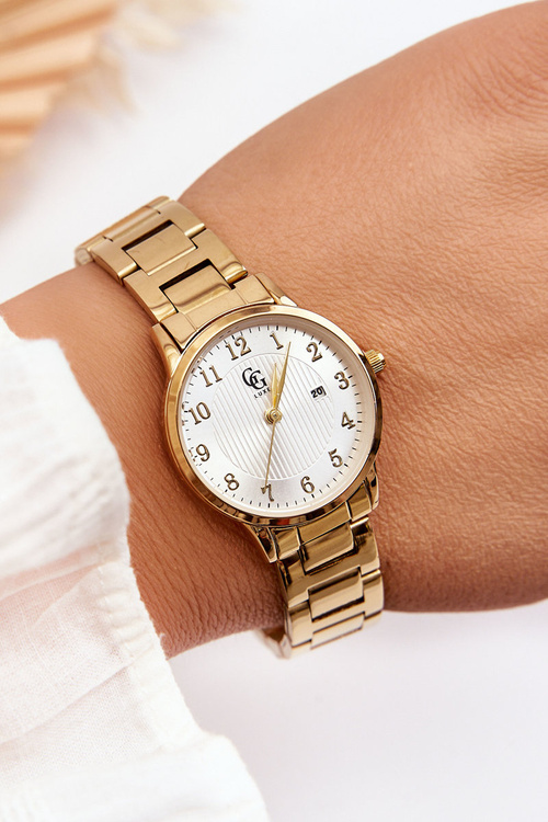 Жіночий сталевий водонепроникний годинник GG Luxe Gold