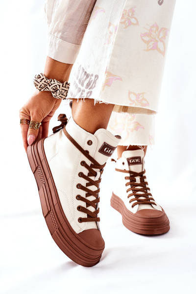 Жіночі утеплені кросівки GOE II2N4034 Білі