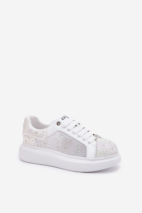 Декоровані кросівки на платформі GOE NN2N4021 чорні