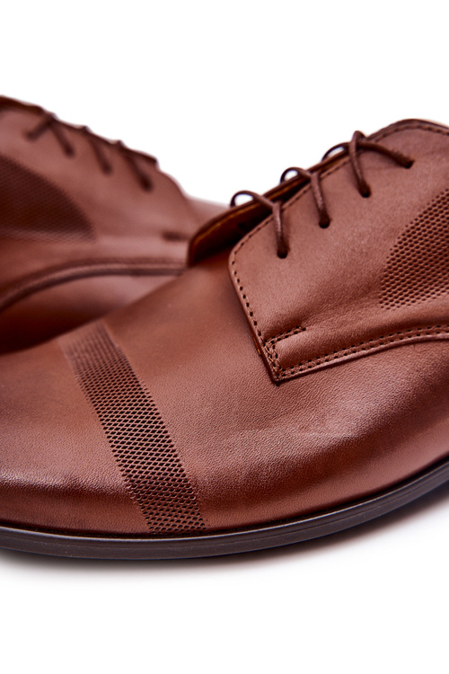 Чоловічі шкіряні черевики Bednarek 804 коричневі