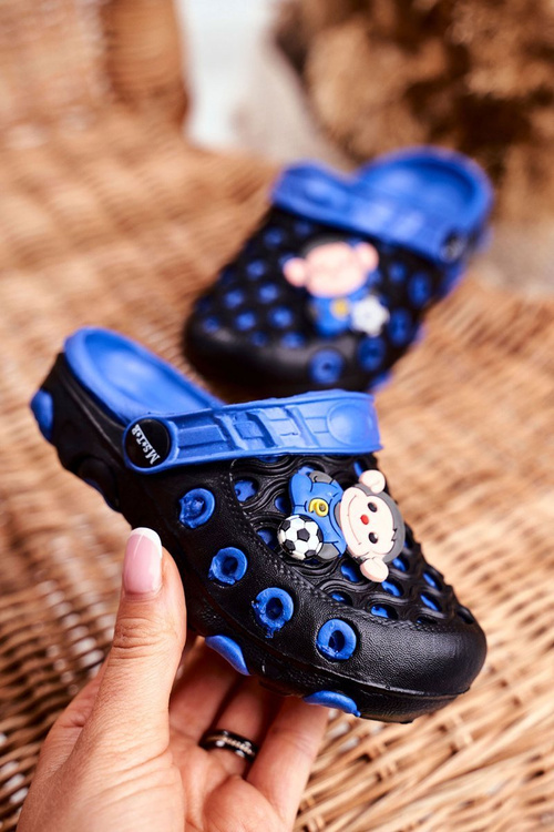 Дитяче взуття Foam Slides Black Monkey Footballer 