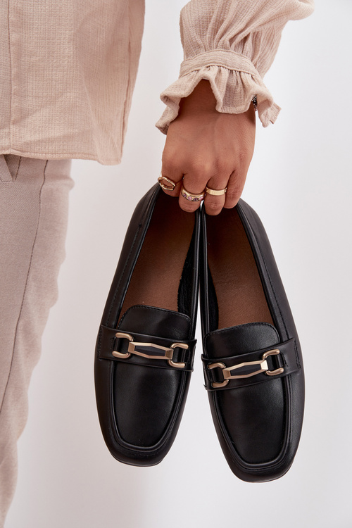 Жіночі Мокасини З Оздобленням Чорні Priscelle