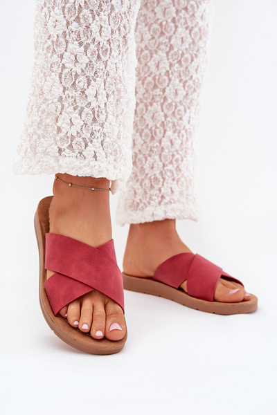 Жіночі Сандалі З Еко Шкіри Бордо Lorana