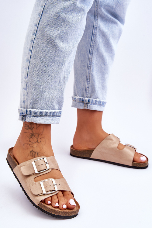 Жіночі сліпони бежеві Destino