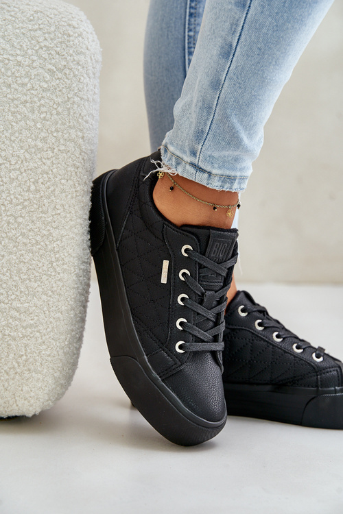 Жіночі утеплені кросівки на платформі Big Star OO274A465 чорні