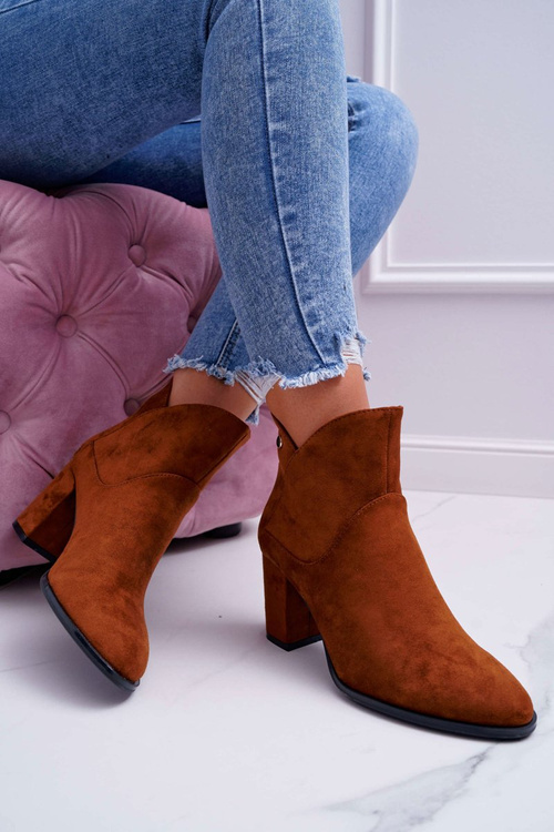 Жіночі чоботи на підборах Sergio Leone Camel BT525