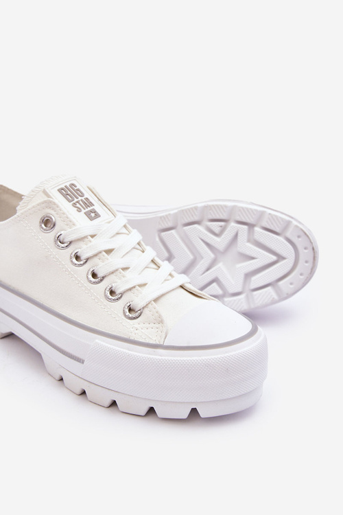 Тканинні кросівки на платформі Big Star LL274150 Білі
