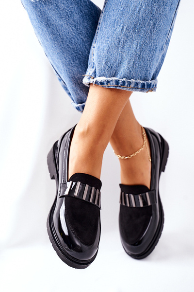 Лаковані туфлі-броги Montius