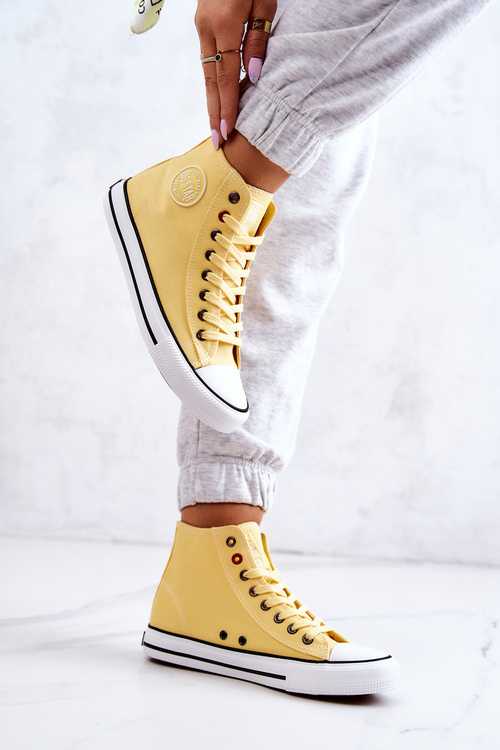 Жіночі високі кросівки Big Star JJ274207 Жовті