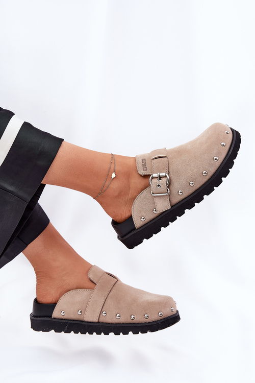 Замшеві Сандалі Жіночі На Платформі Big Star RR274A376 Бежеві