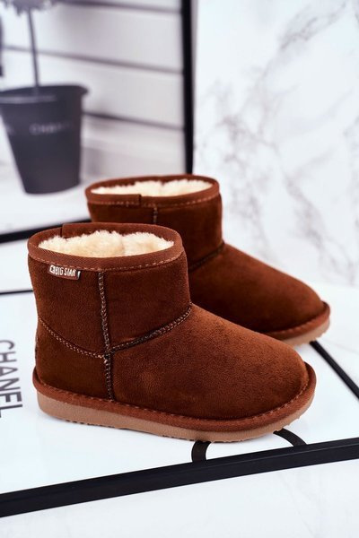 Дитячі снігові черевики Велика зірка з хутром Camel GG374082