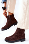 Коричневі чоботи на підборах Laurette