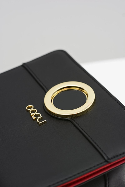 Жіноча маленька чорна сумочка Letter Bag