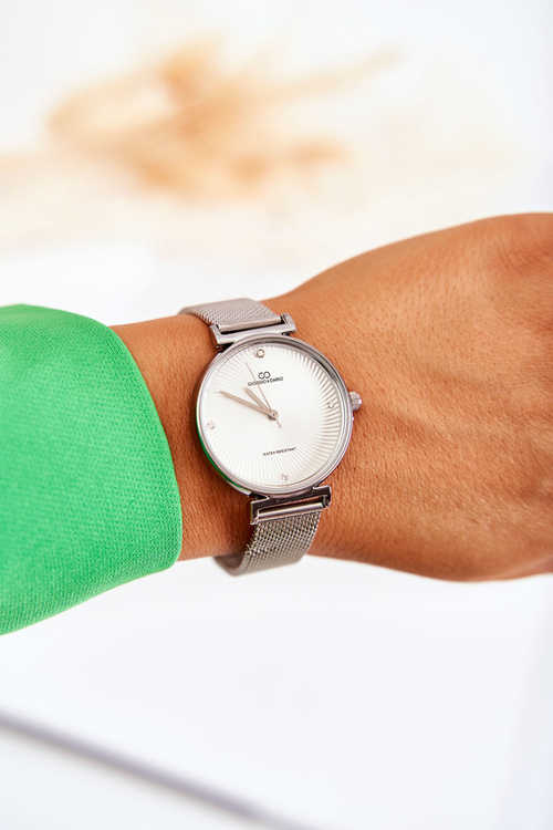 Жіночий водонепроникний годинник Giorgio & Dario зі срібним браслетом