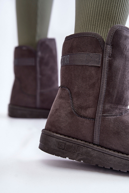 Жіночі високі зимові черевики Big Star KK274619 сірі