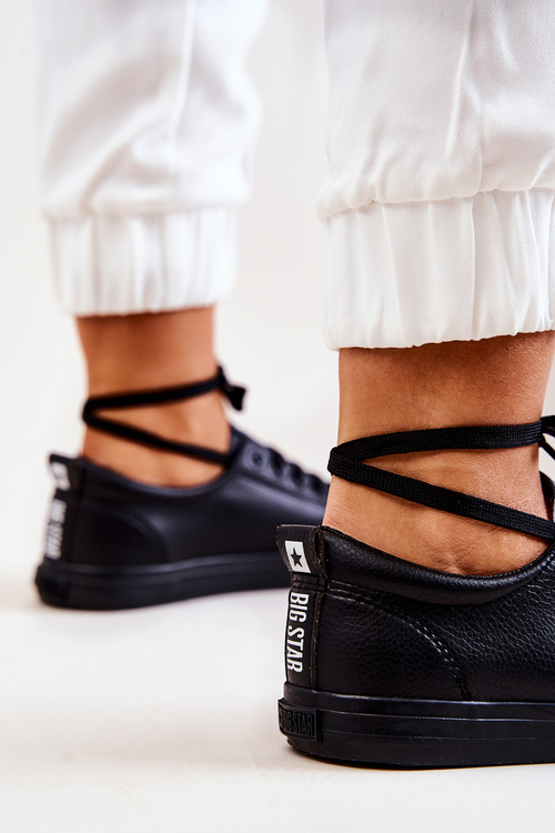 Шкіряні тенісні черевики Big Star JJ274312 Чорні