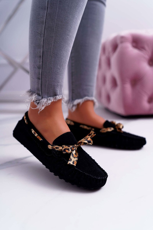 Жіночі мокасини Lu Boo Comfortable Black Plummy