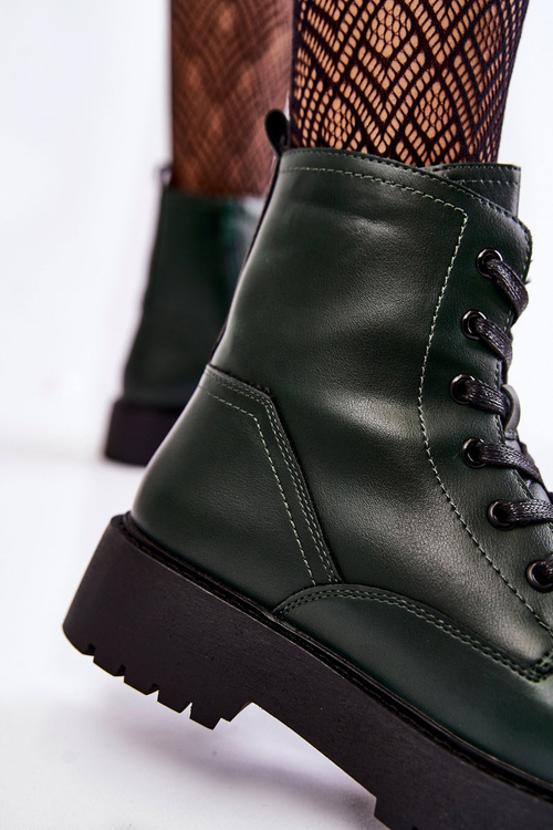 Чоботи жіночі на платформі Green Randi