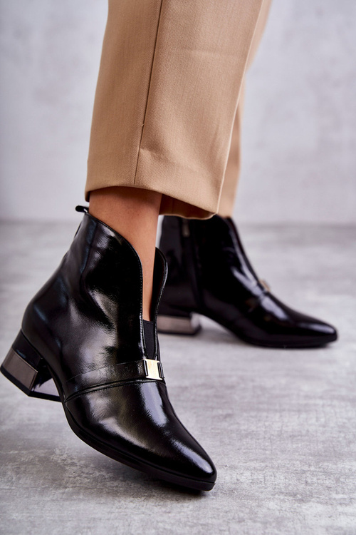 Шкіряні черевики Laura Messi 2268 Чорні