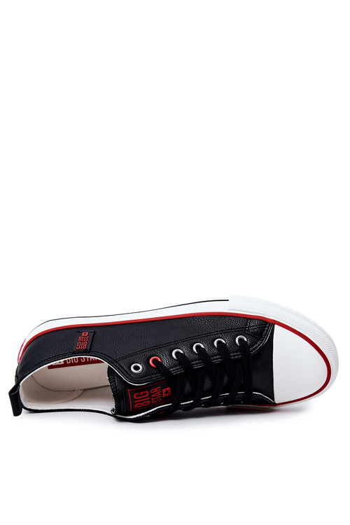 Чоловічі шкіряні кросівки BIG STAR JJ174068 Чорні