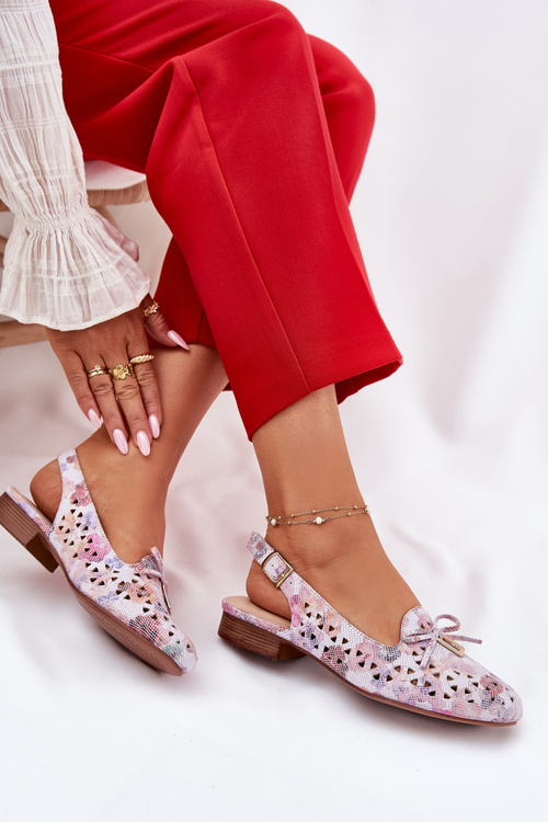 Ажурні Балетки З Відкритою П'ятою Багатоколірні Navinnia