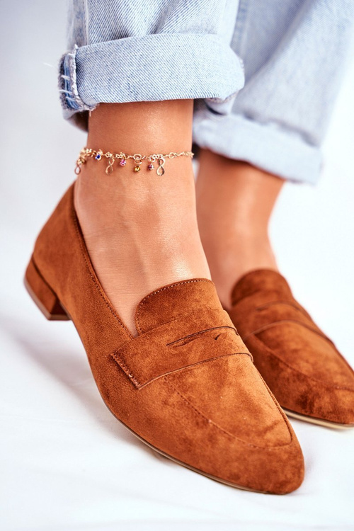 Жіночі замшеві мокасини Sergio Leone MK734 Camel Nebbi