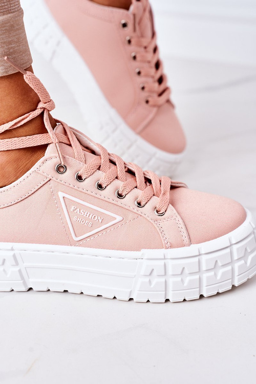 Жіночі кросівки на платформі Рожеві Big City Life