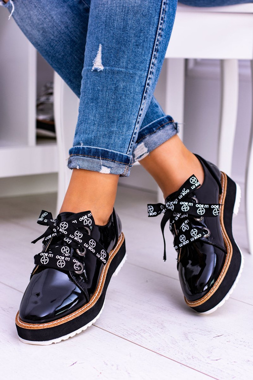 Чорні жіночі напівчоботи Lu Boo Moonlight